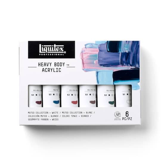 Liquitex® Heavy Body Acrylic™, Muted Collection + White
